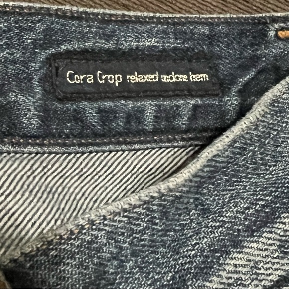 Citizens of Humanity Cora Crop Relaxed Undone Hem Premium Button Fly Jeans - Picture 10 of 12